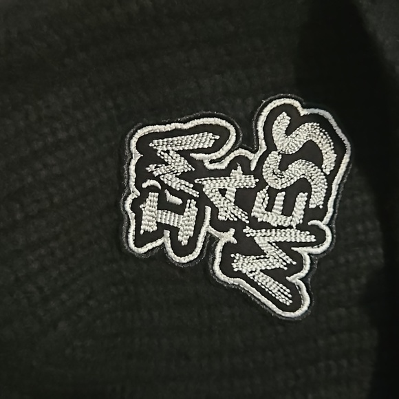 Lauren Moshi Cashmere RARE and HTF I'm A Mess Patched Hat - Picture 8 of 8